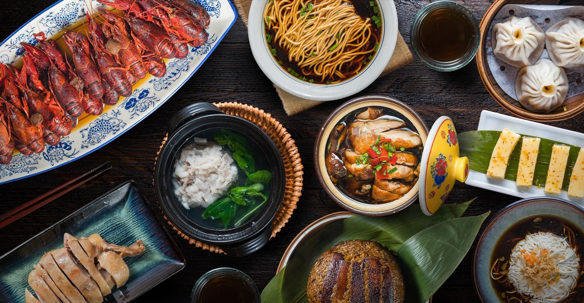 A selection of Nanjing Impressions dishes